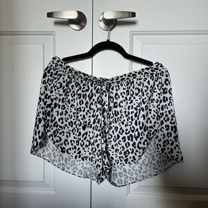 H&M Leopard Print Shorts